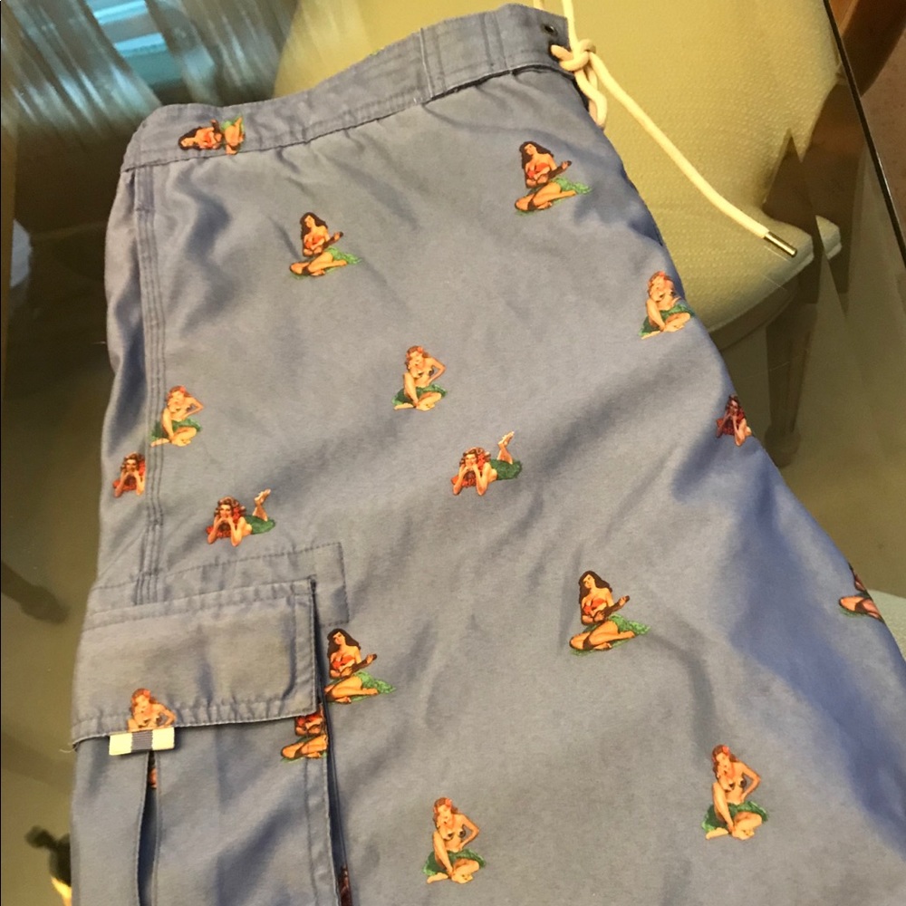 Drawstring swim trunks - Picture 2 of 2
